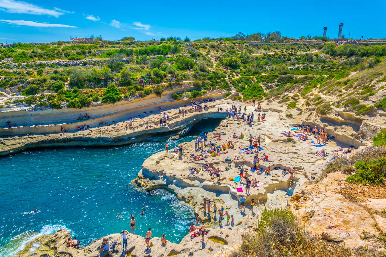 5 lugares escondidos para nadar no verão em Malta - VIVAMALTA